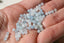 AIGUE MARINE perles FACETTES 4 mm