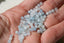 AIGUE MARINE perles FACETTES 4 mm