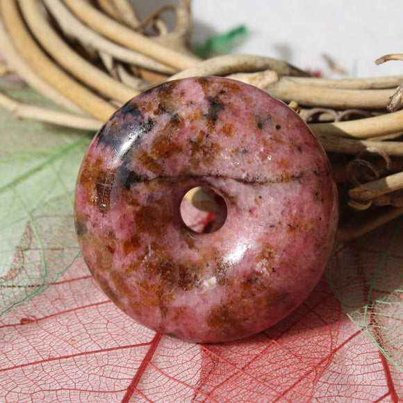 Pendentif en Rhodonite