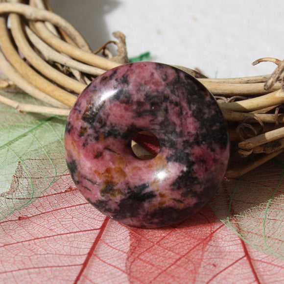 Pendentif en Rhodonite