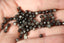 OBSIDIENNE ARGENTEE perles FACETTES 4 mm