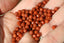 JASPE ROUGE perles FACETTES 4 mm