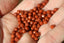 JASPE ROUGE perles FACETTES 4 mm