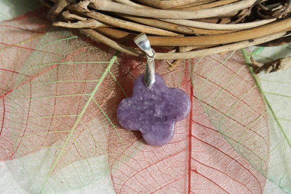 Pendentif en LEPIDOLITE