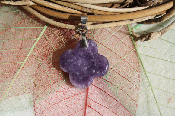 Pendentif en LEPIDOLITE