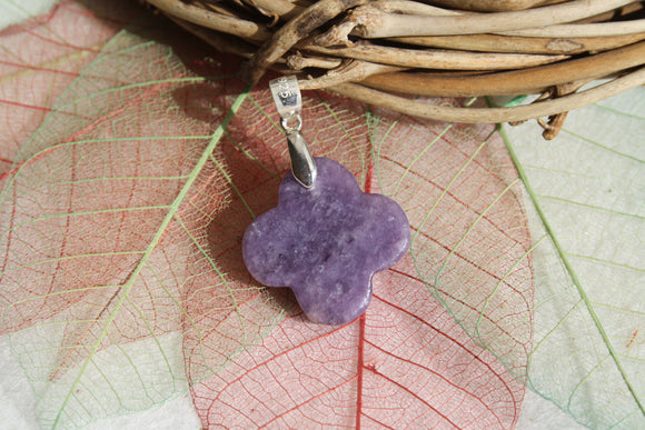 Pendentif en LEPIDOLITE