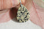 Pendentif en JASPE DALMATIEN