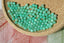 CHRYSOPRASE perles FACETTES 3 mm