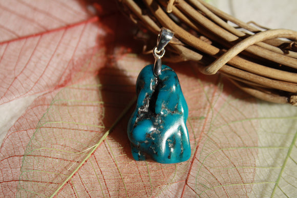 Pendentif en TURQUOISE