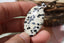 Pendentif en JASPE DALMATIEN