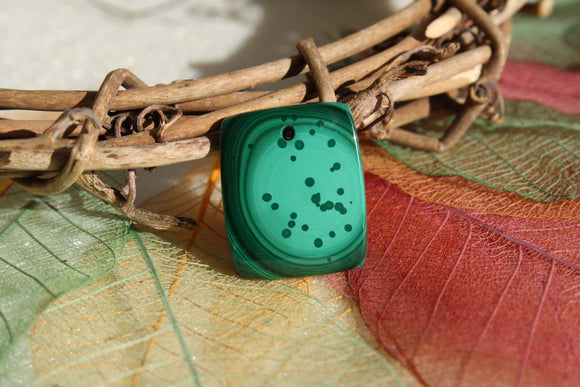 Pendentif en MALACHITE