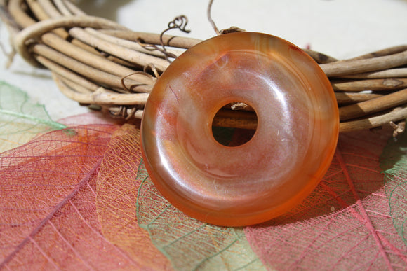 Pendentif en agate rubanée