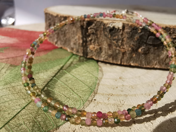 Bracelet en TOURMALINE facettée