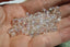 QUARTZ AURA Blanc perles de 4, 6 mm