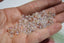 QUARTZ AURA Blanc perles de 4, 6 mm