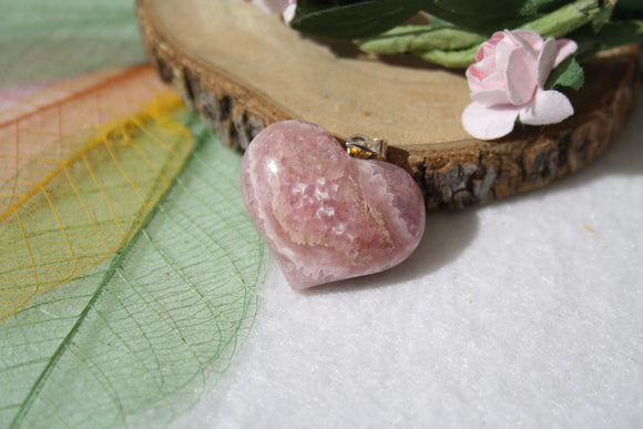 Pendentif en Rhodochrosite