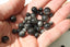 OBSIDIENNE ARGENTEE perles de 6, 8 et 10 mm