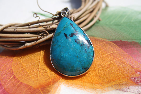 Pendentif en Chrysocolle