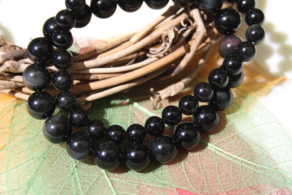 Bracelet OBSIDIENNE OEIL CELESTE