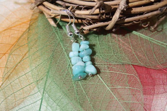 Boucles d'oreilles AMAZONITE