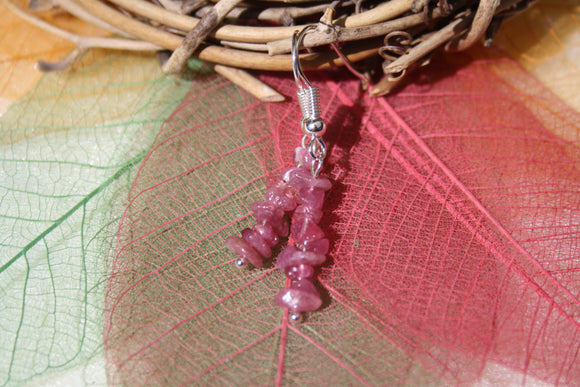 Boucles d'oreilles RUBELLITE